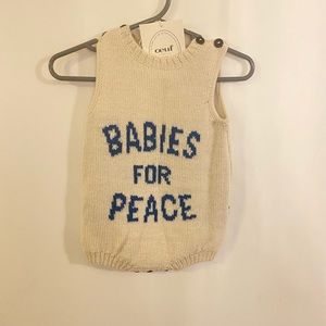 NWT ouef knitted romper